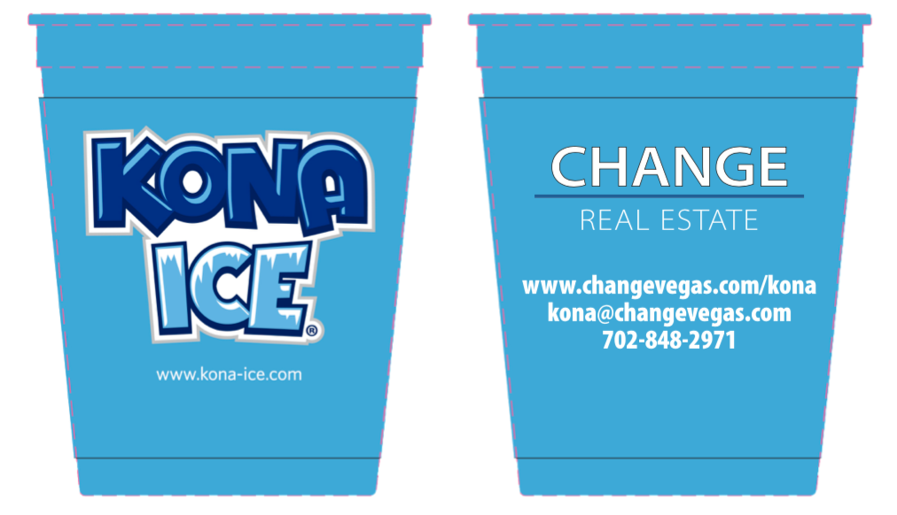 Kona Ice Cup Change Real Estate